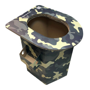 Outdoor Portable Cardobard Toilet Camouflage