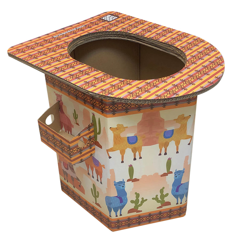 Outdoor Portable Cardobard Toilet Desert